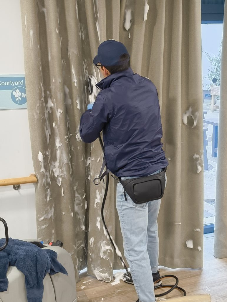 Nursing Home Curtain Cleaning